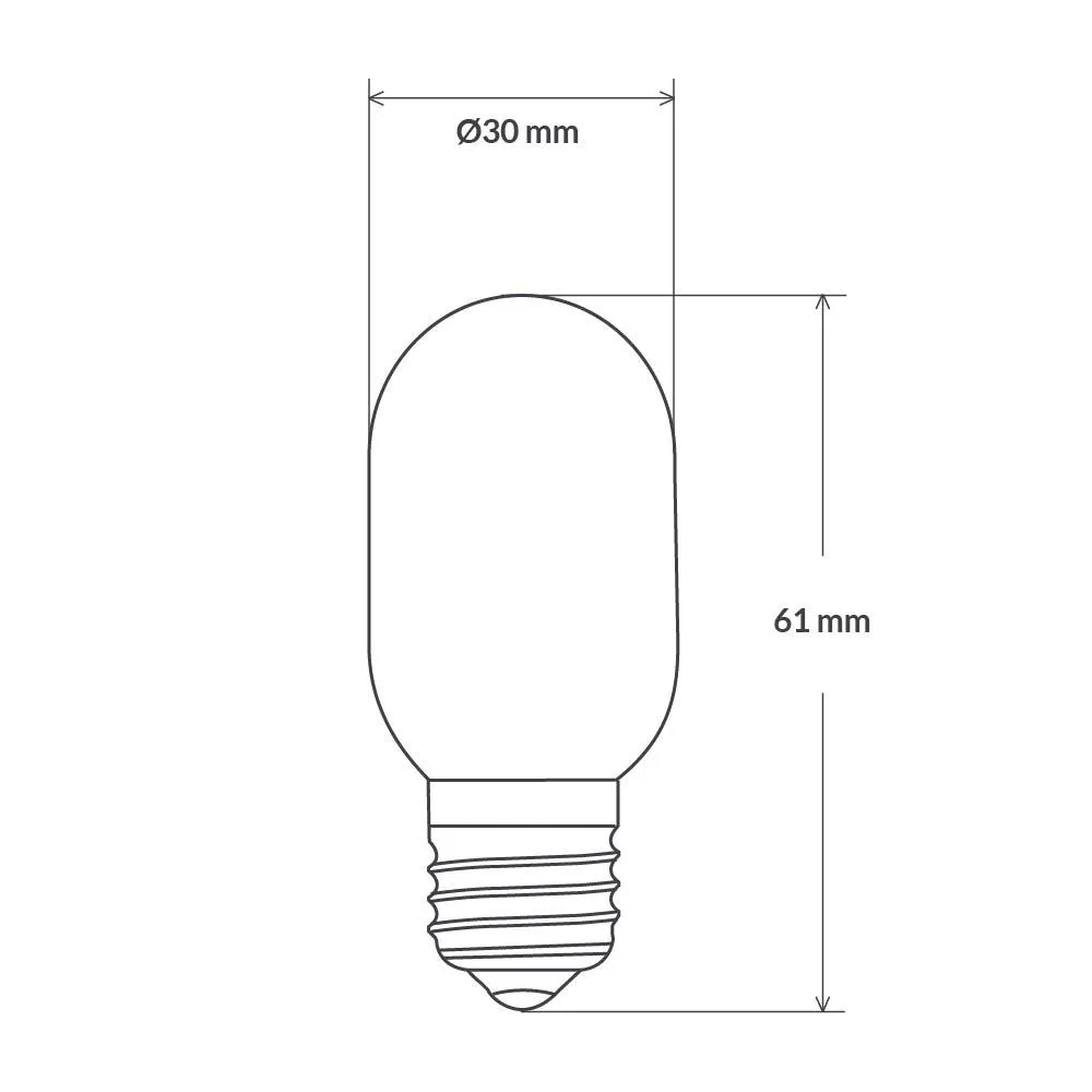 3W Pilot LED Bulb E27 in Warm White