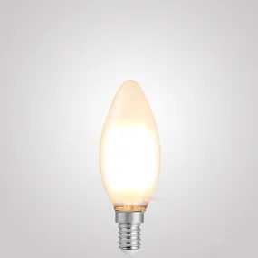 4W Candle LED Bulb E14 Frost in Warm White