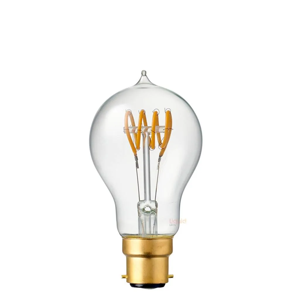 4W Quad Loop GLS LED Bulb B22 in Extra Warm