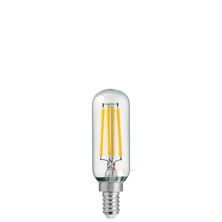 4W Tubular LED Bulb E12 Clear in Warm White