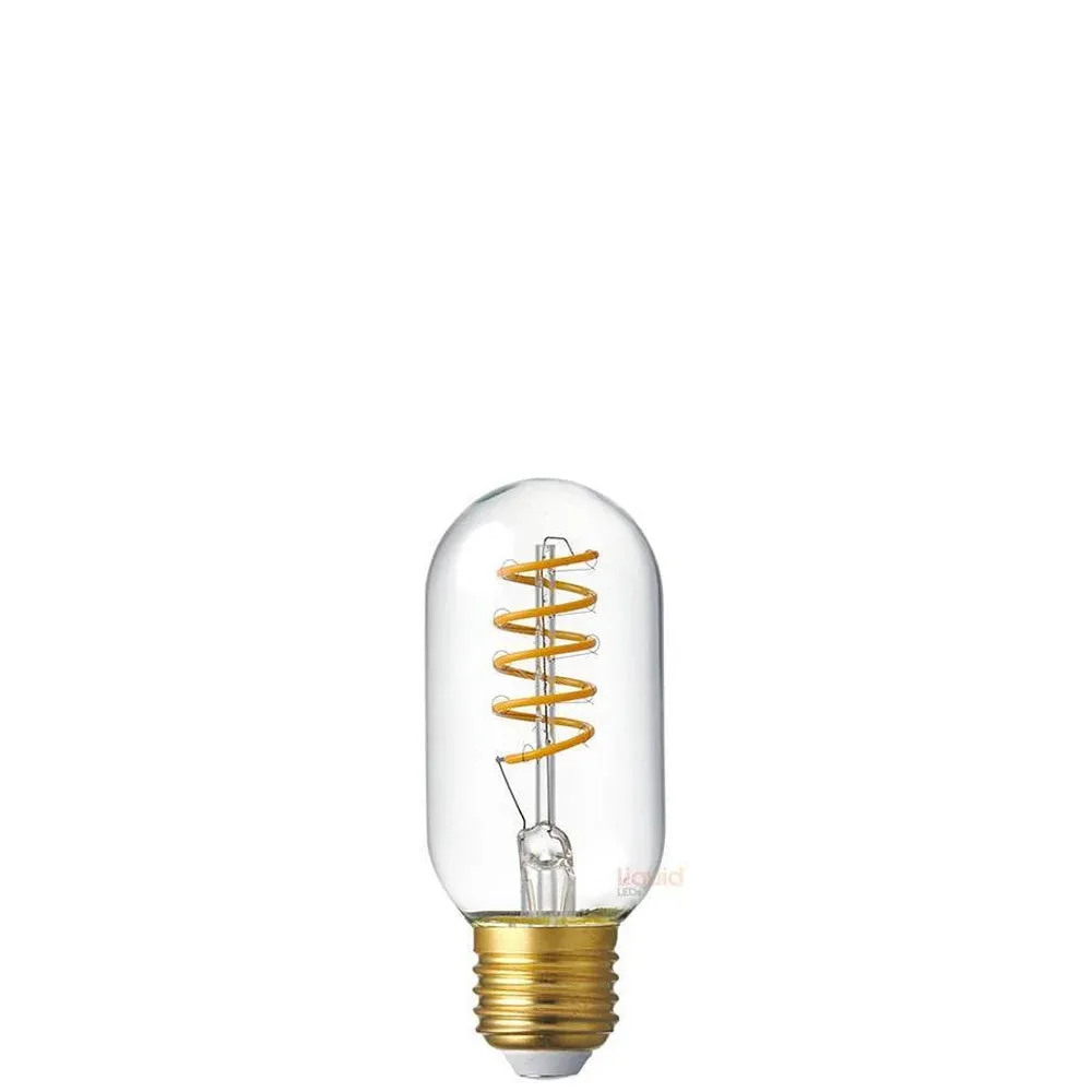 4W Tubular Spiral LED Light Bulb E27 in Extra Warm