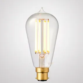 6W Edison LED Bulb B22 in Extra Warm