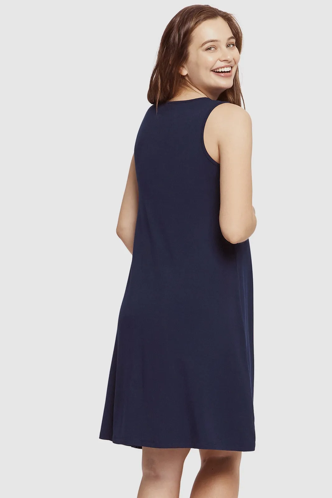 Adele Dress - Navy