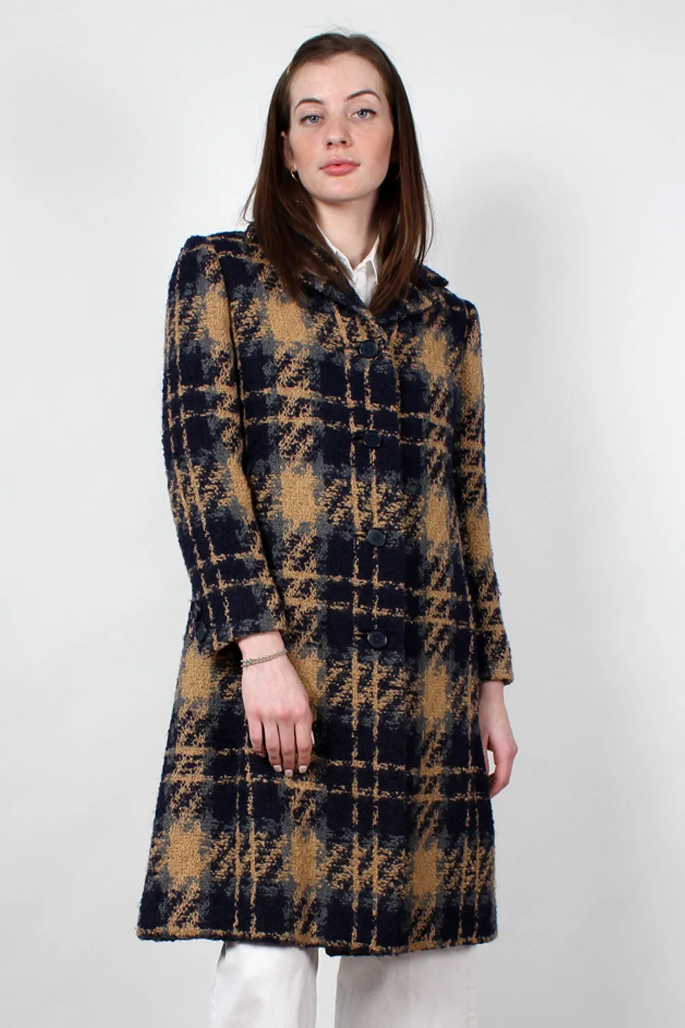 Adele Simpson Houndstooth Coat S/M