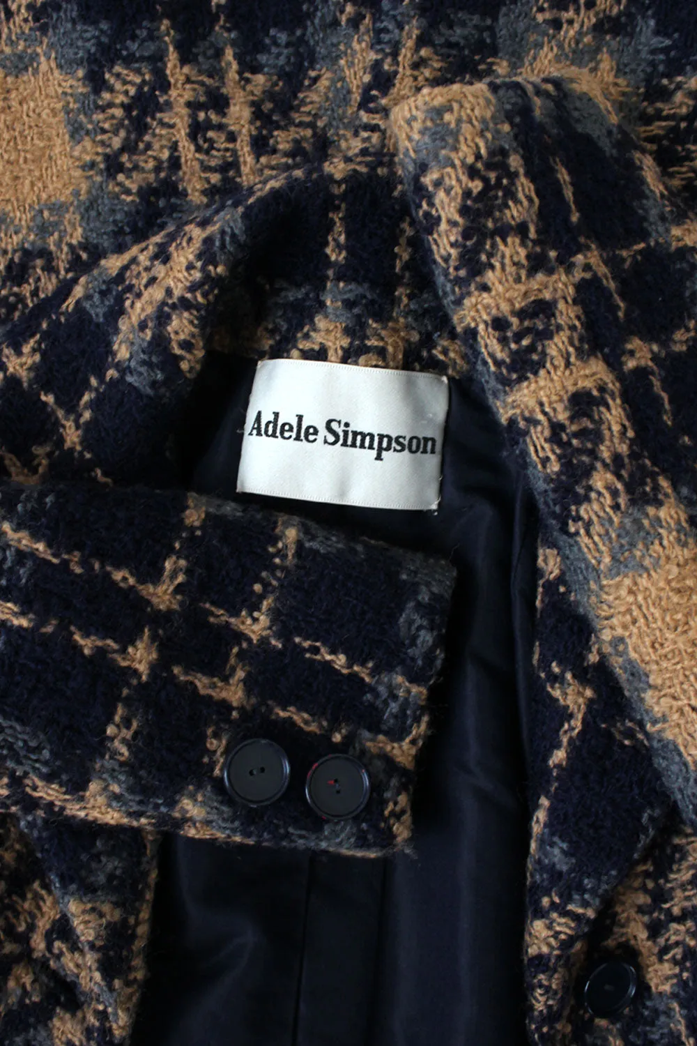 Adele Simpson Houndstooth Coat S/M