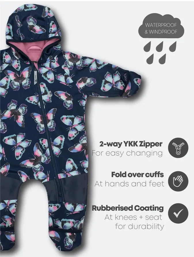 All-Weather Fleece Onesie - Butterfly