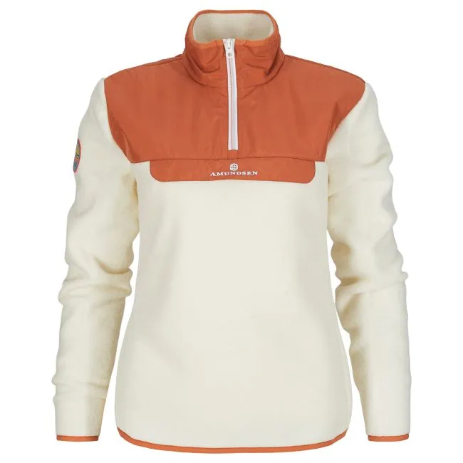 Amundsen Roamer Wool Fleece Tangerine/White