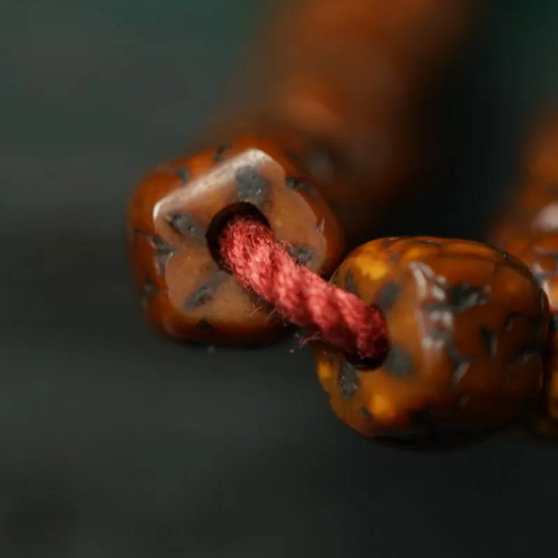 Antique Tibetan Old Rudraksha Mala