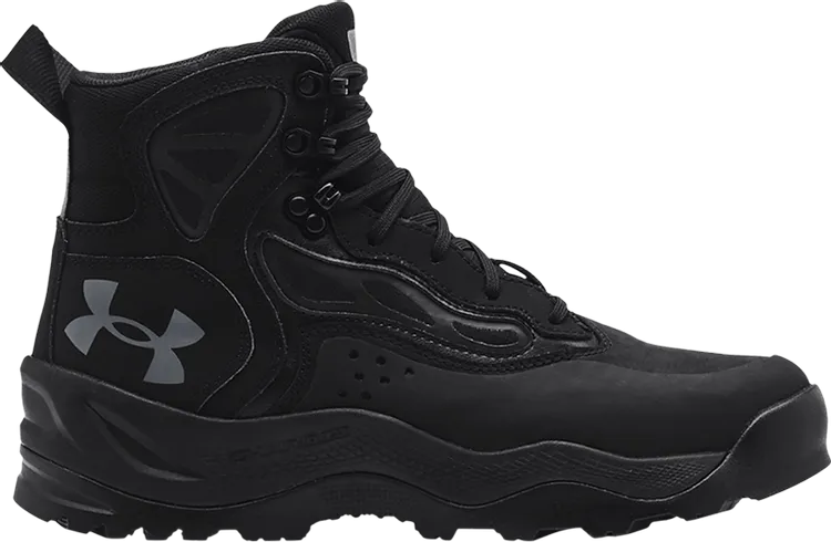 Boots Under Armor Charged Raider Mid Black Pitch Gray, black