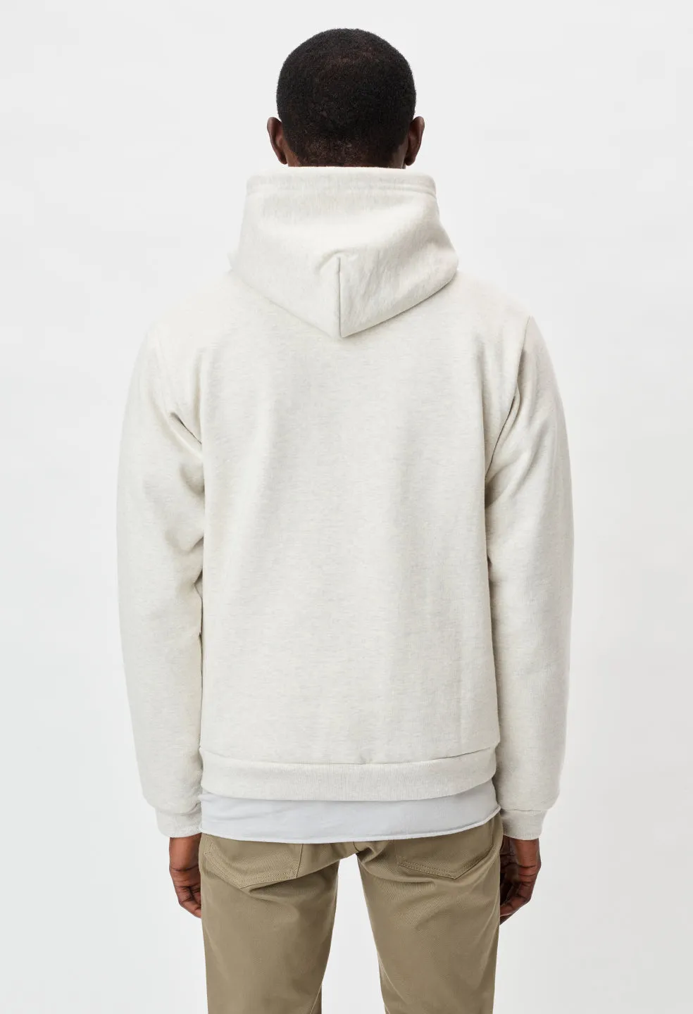 Cashmere Fleece Beach Hoodie / Heather Ash