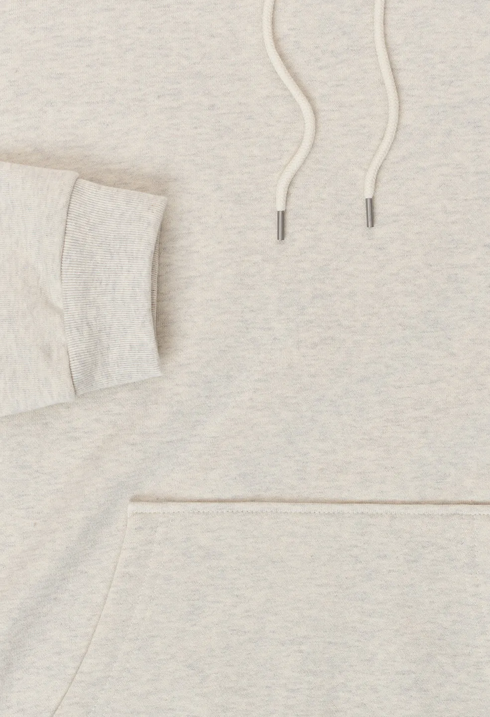 Cashmere Fleece Beach Hoodie / Heather Ash