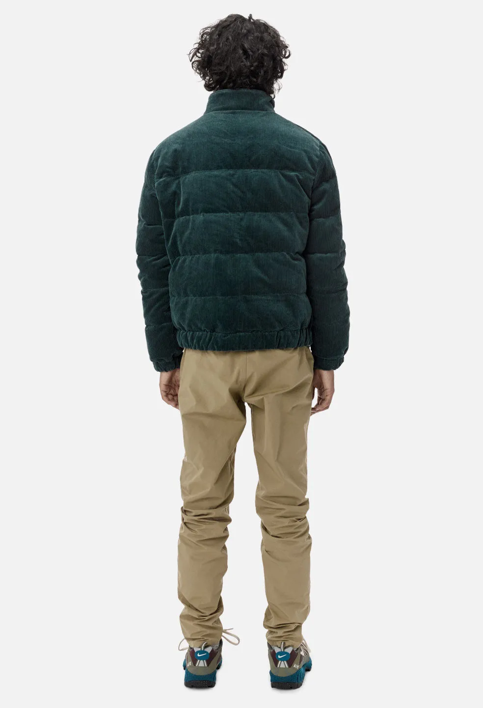 Corduroy Down Jacket / Teal