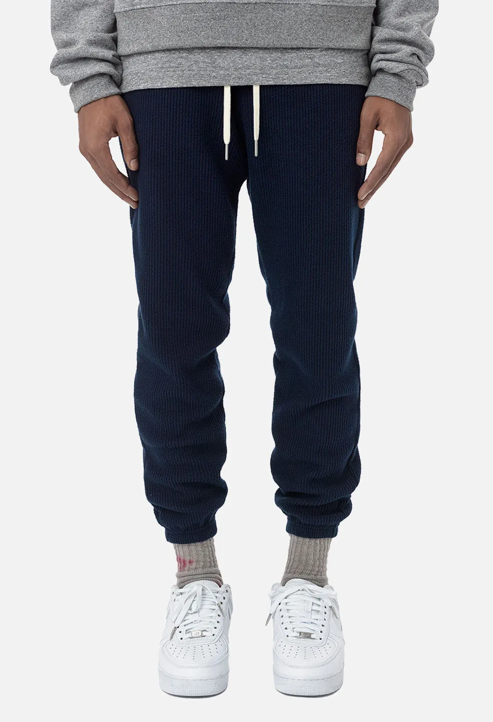 Corduroy Sweatpants / Navy