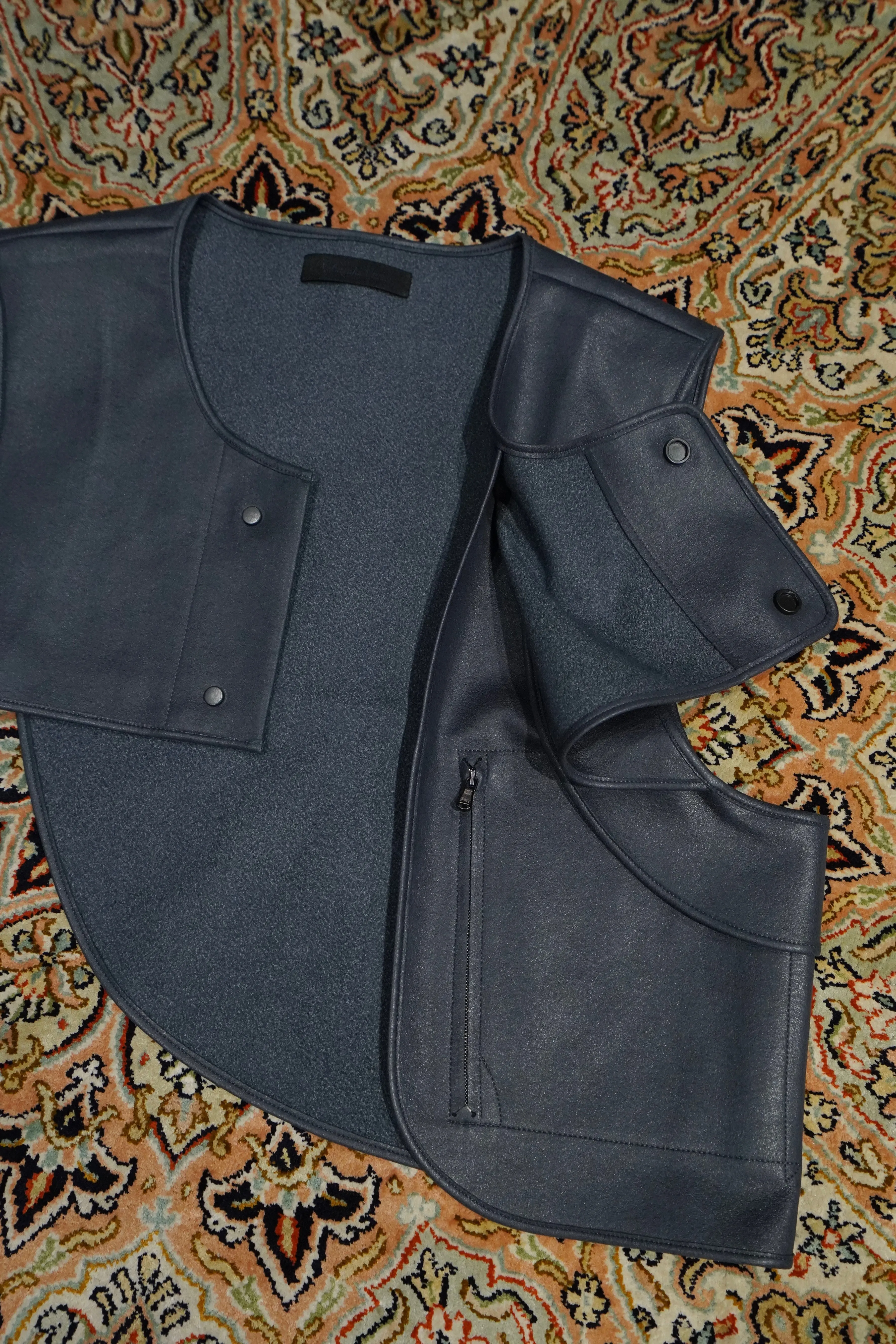 Croped vest (Navy)