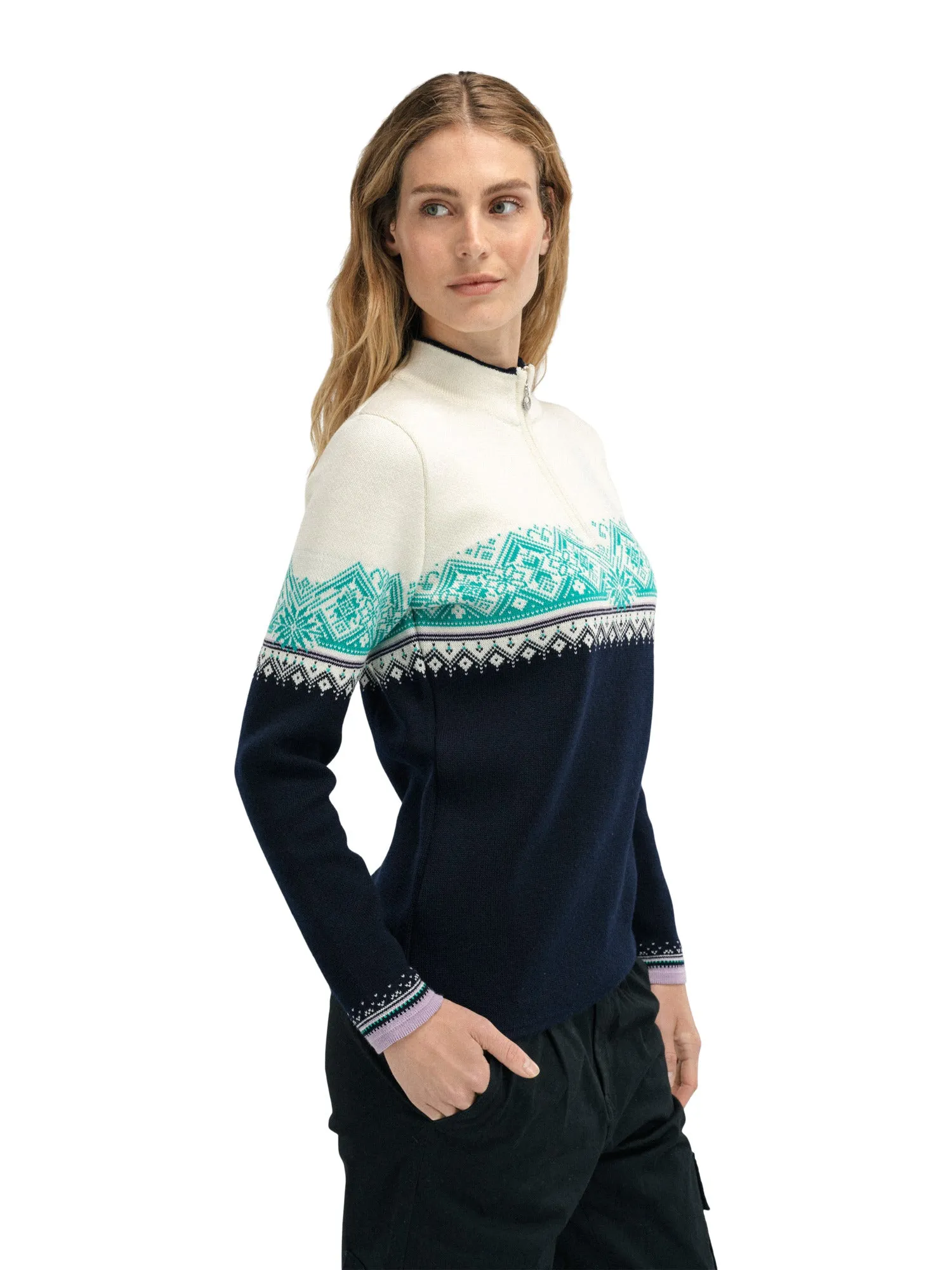 Dale of Norway - Moritz Women's Sweater - Marine Peacock