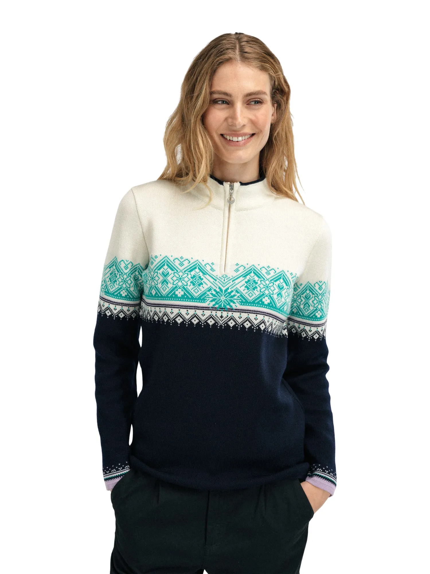 Dale of Norway - Moritz Women's Sweater - Marine Peacock