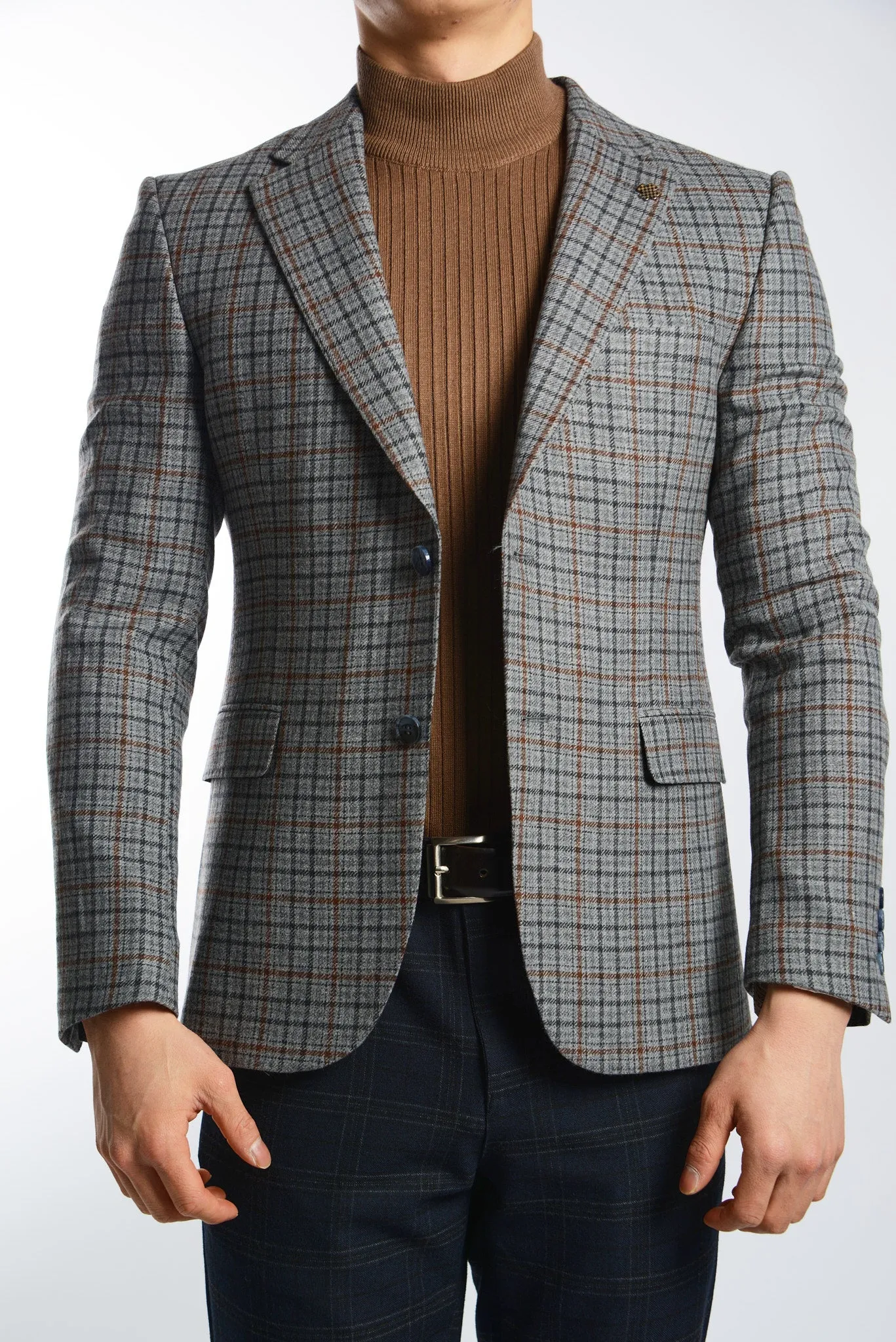 DT Two Tone Check Euro Sport Coat