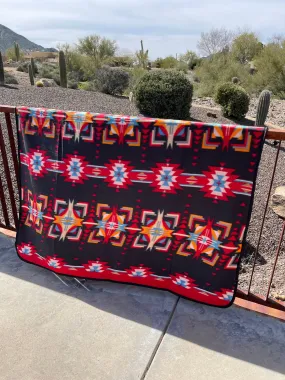 El Diablo fleece blanket