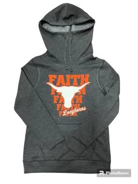 Faith Longhorns Lightweight Fleece Hoodie