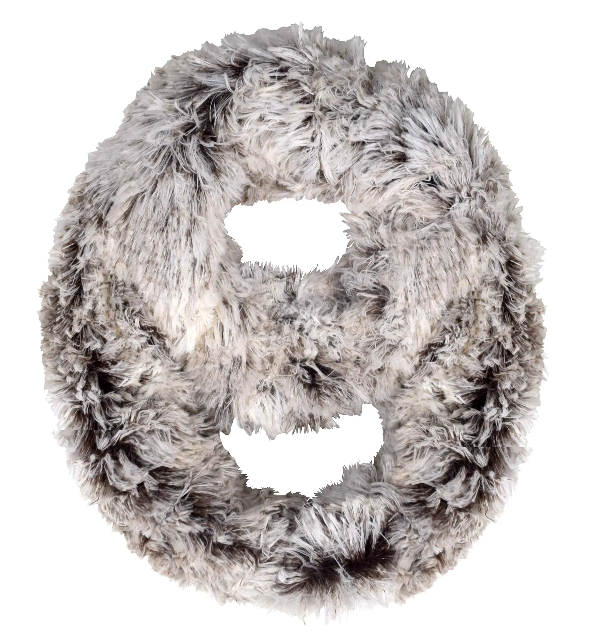 Faux Fur Warm Soft Thick Infinity Loop Circle Scarves Neck Warmers