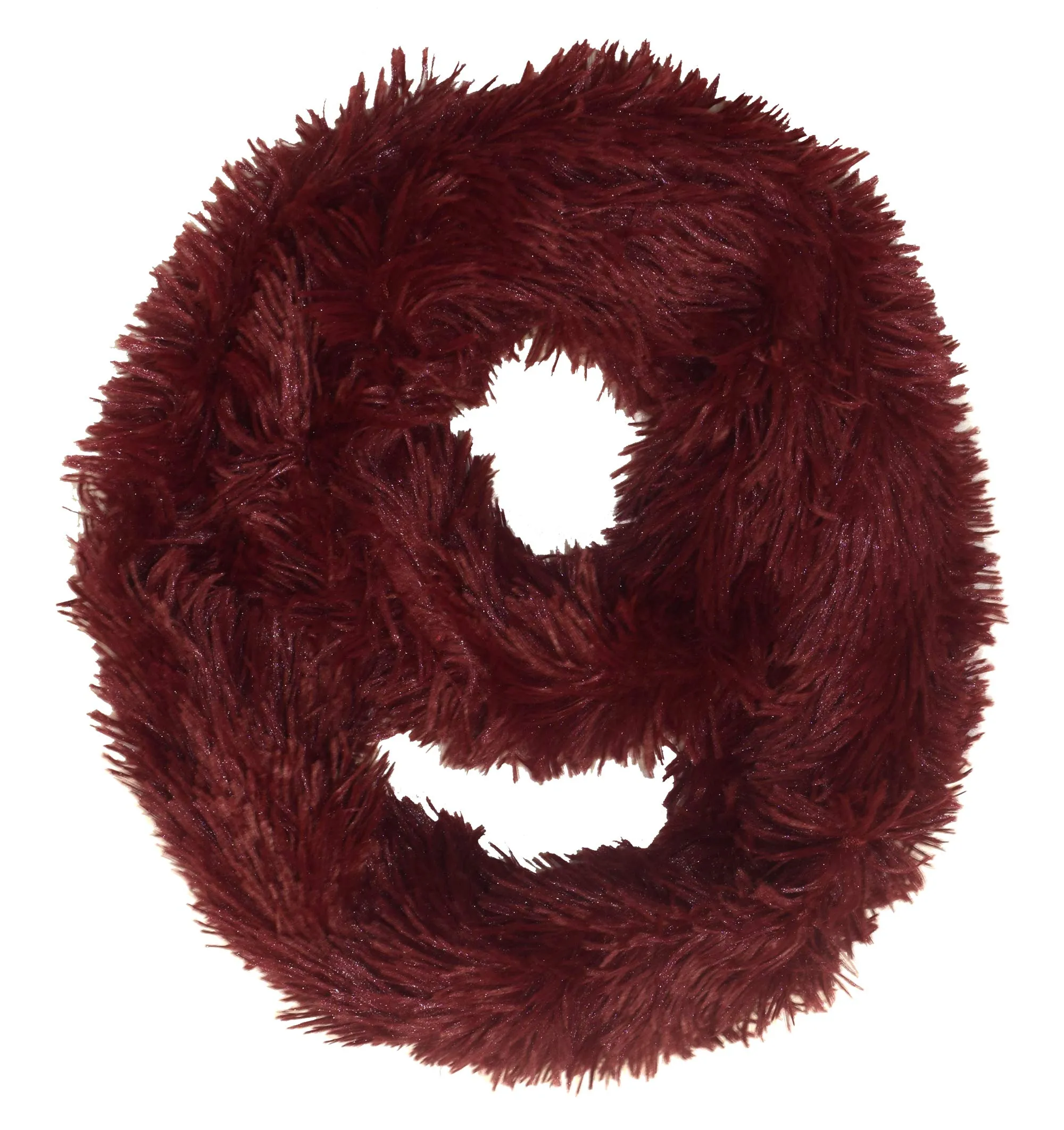 Faux Fur Warm Soft Thick Infinity Loop Circle Scarves Neck Warmers