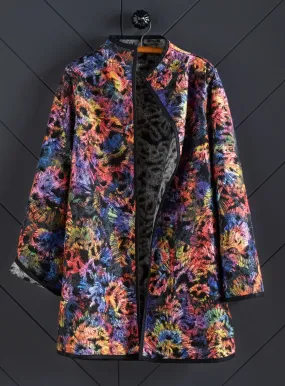 Fireworks Reversible Swing Coat