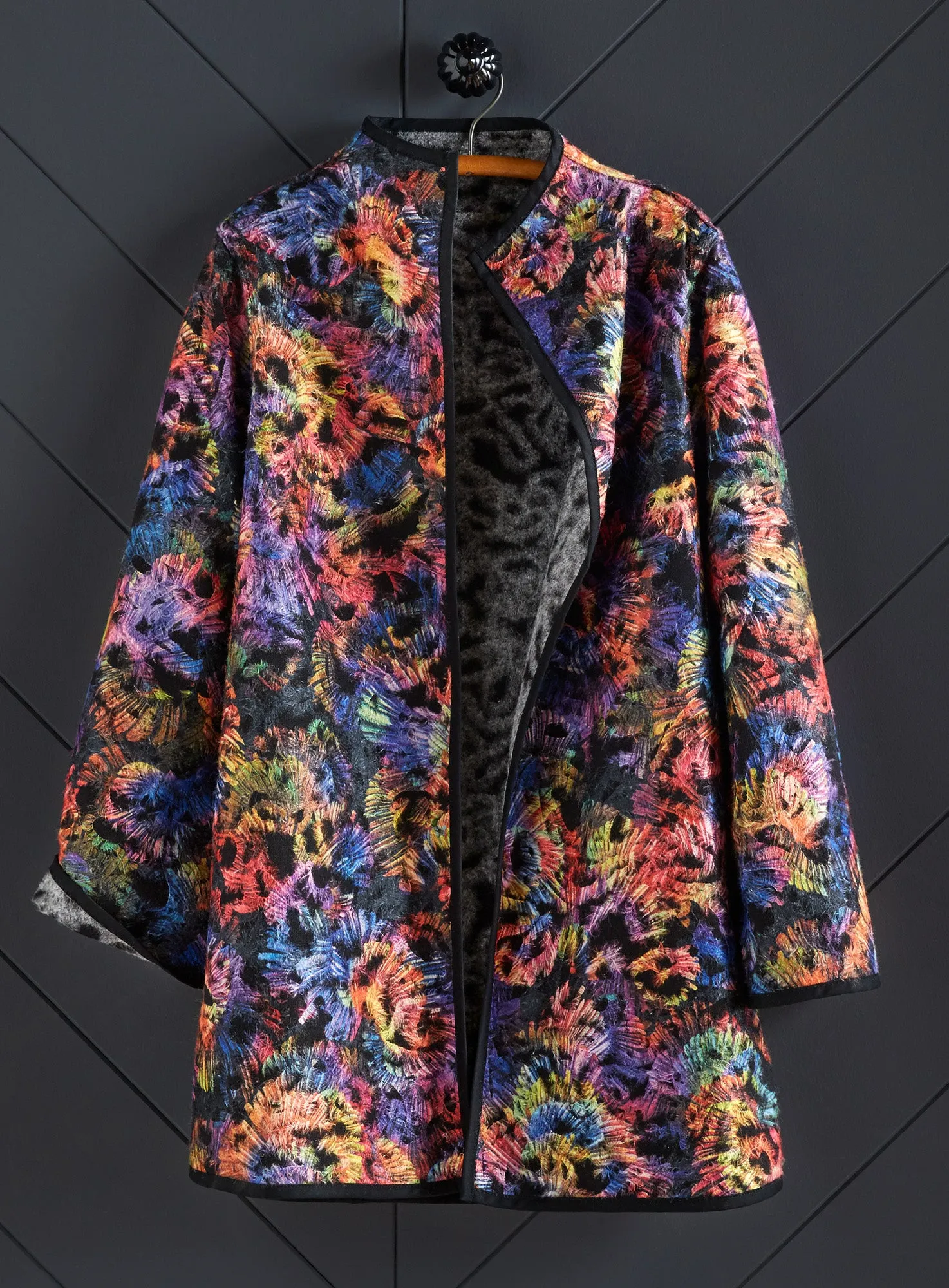 Fireworks Reversible Swing Coat