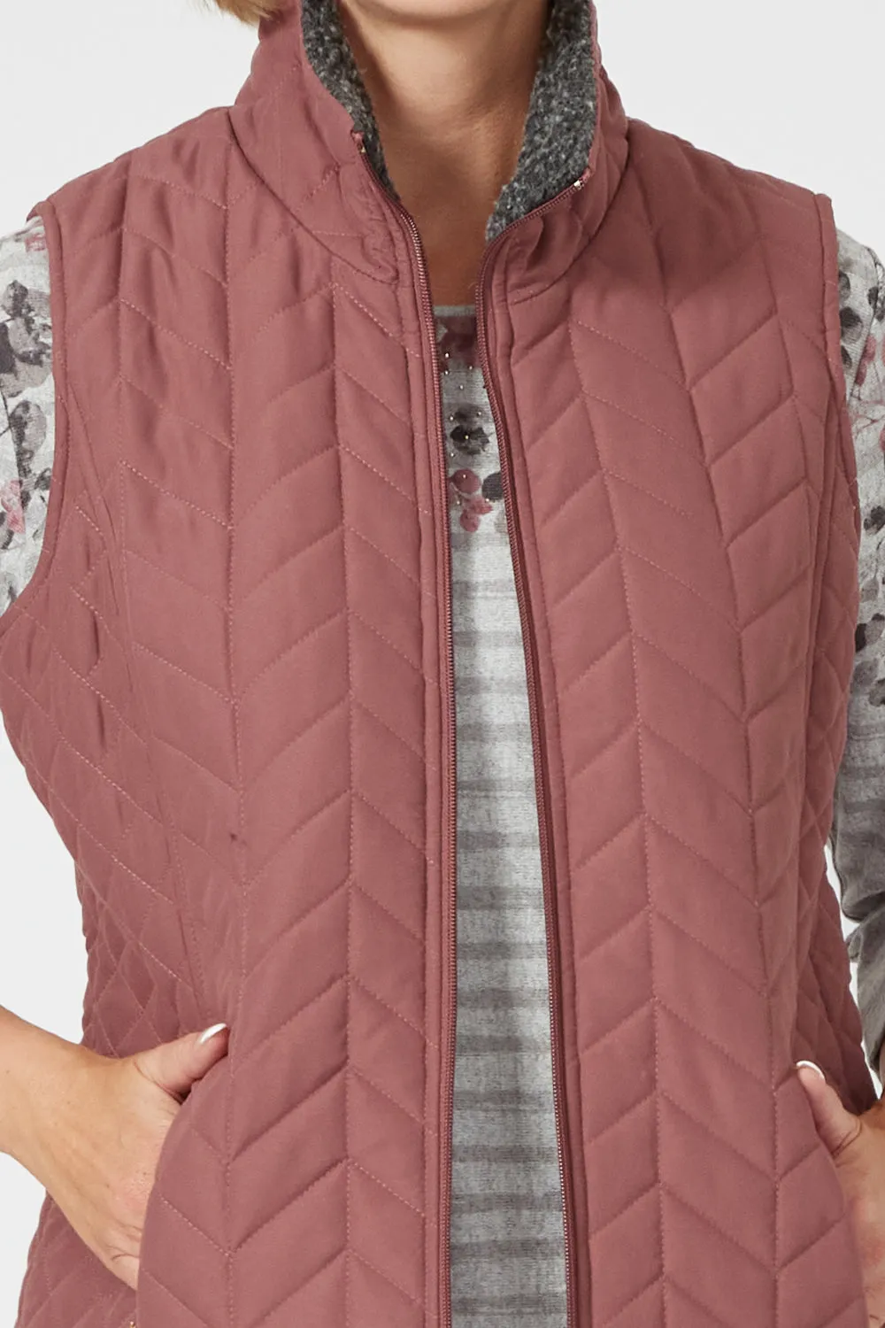 Fleece Collar Gilet