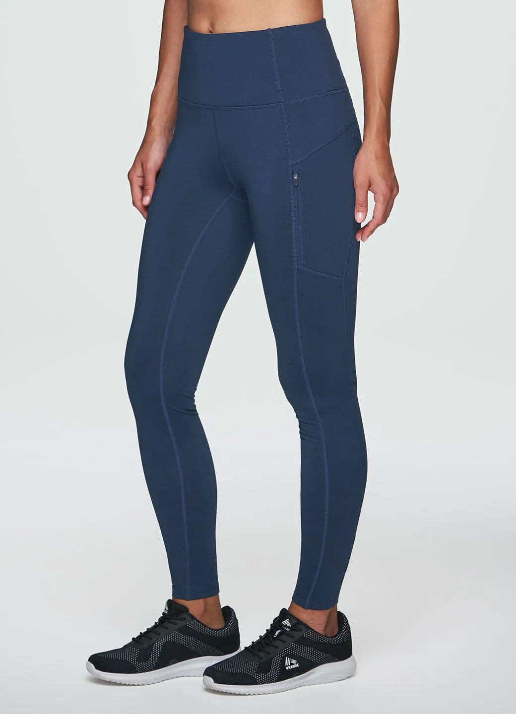 Fleece Lined Zip Pocket Legging