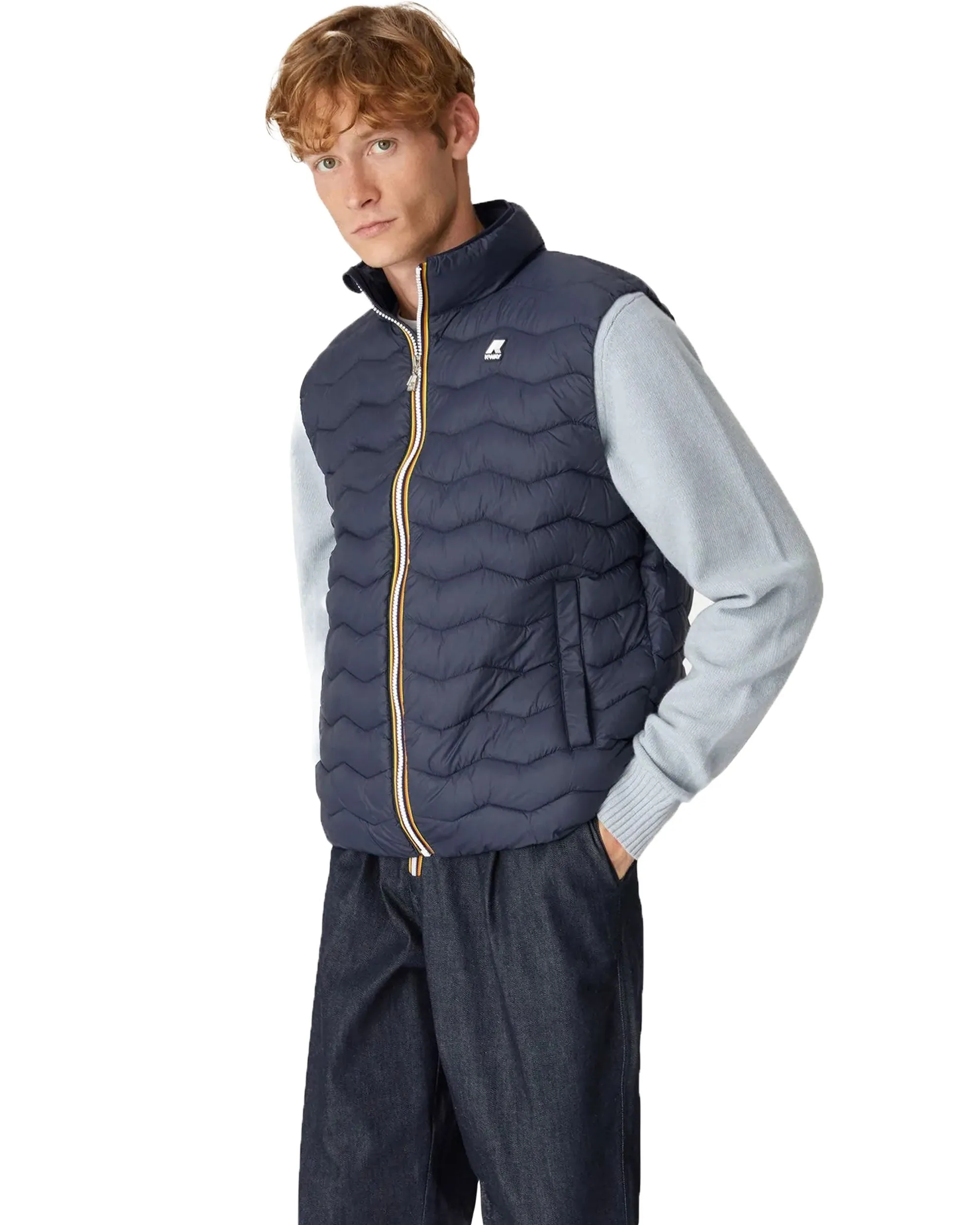 Giacca Gilet K-Way Valen Eco Warm Blu