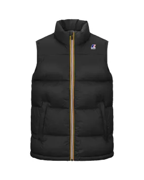 Giacca Gilet Uomo K-Way Le Vrai 3.0 Rouland Heavy Warm Nero