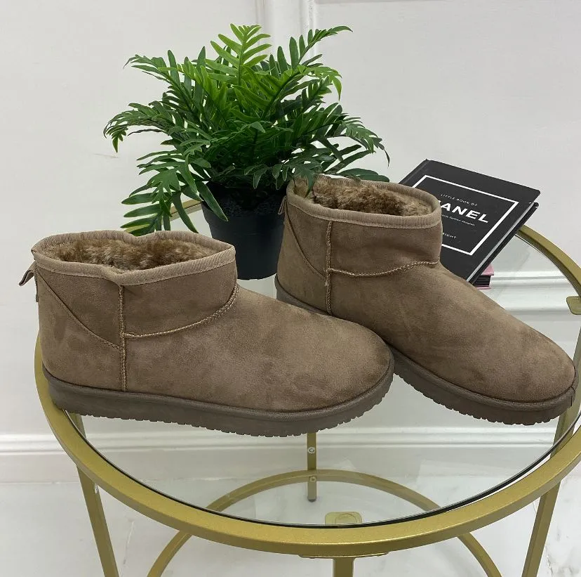 Ginevra - Stivaletto Eskimo Boots Comodo Khaki