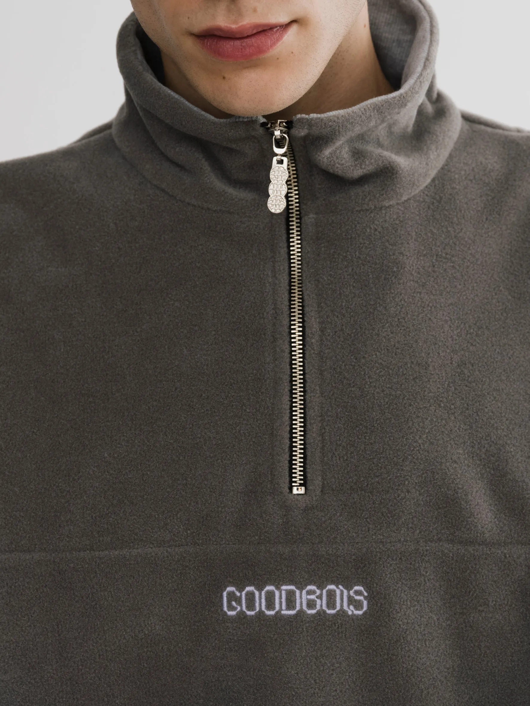 Goodbois Solar Fleece Halfzip Grey