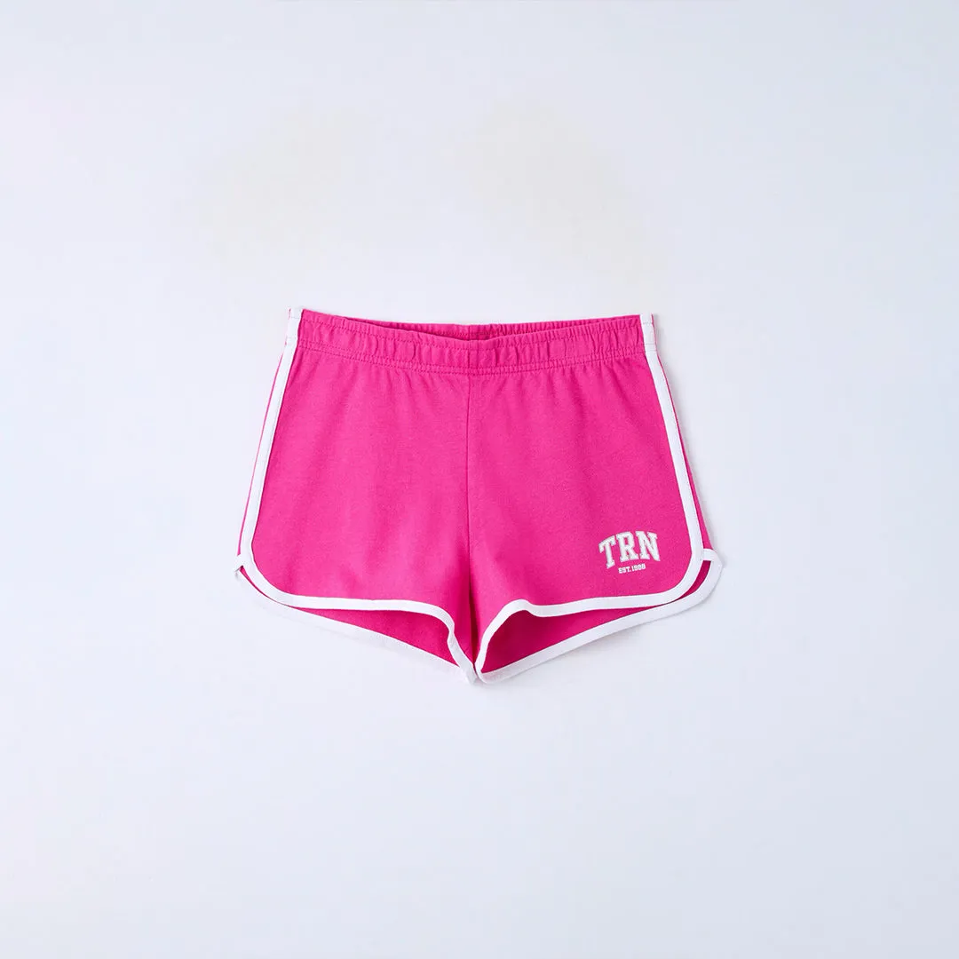 High Waist Fleece Shorts