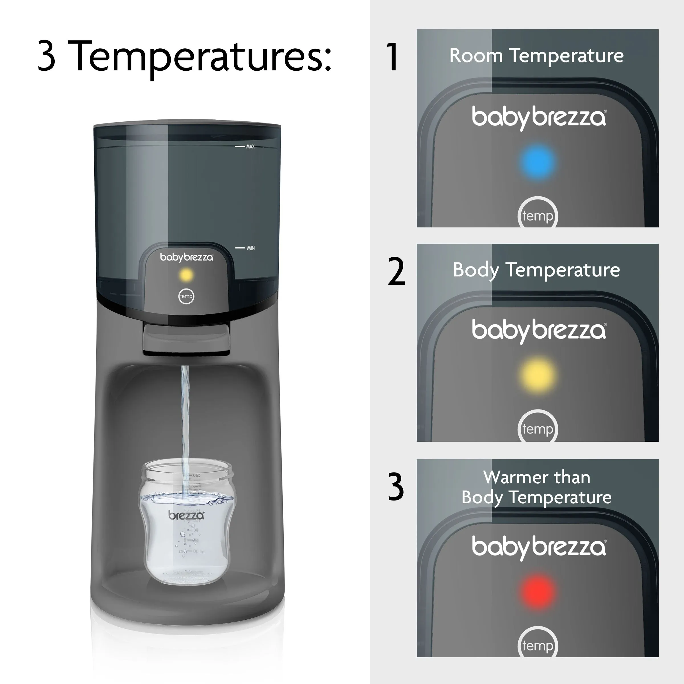 Instant Water Warmer For Baby Bottles - Instantly Dispenses Warm Water