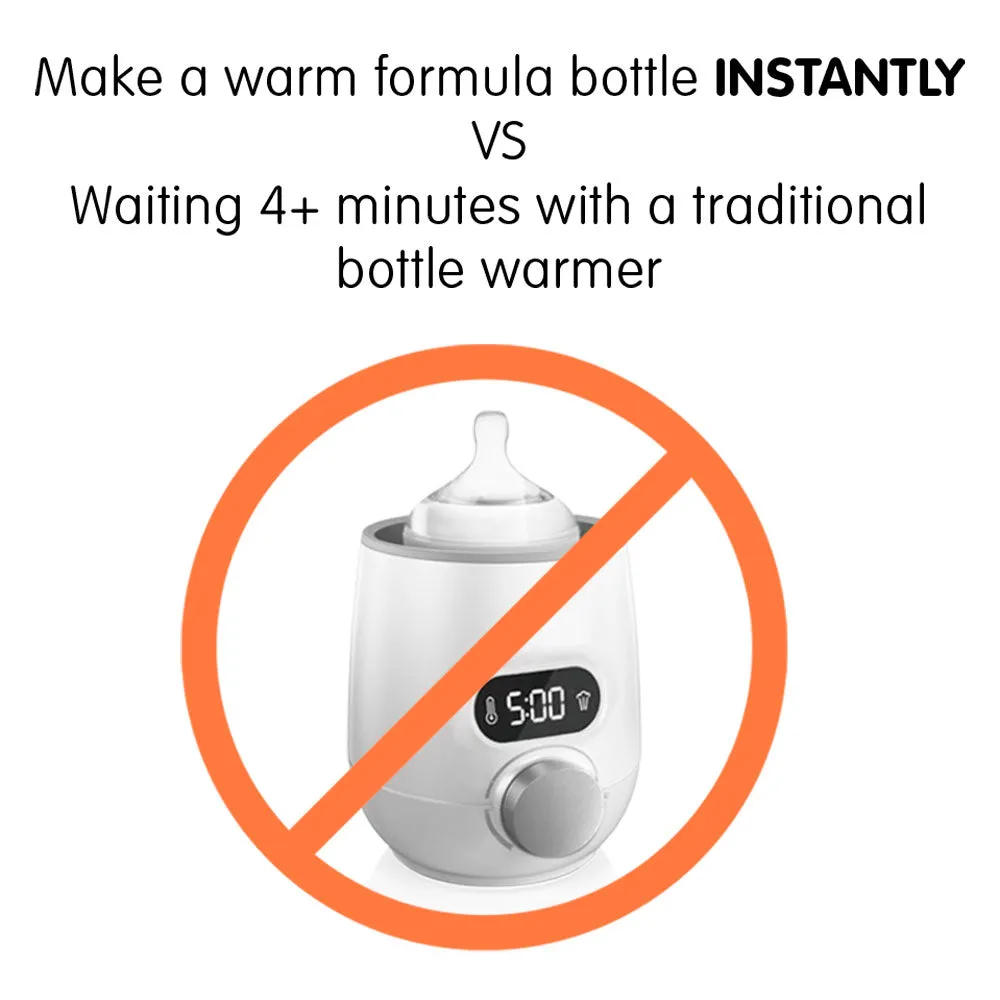 Instant Water Warmer For Baby Bottles - Instantly Dispenses Warm Water