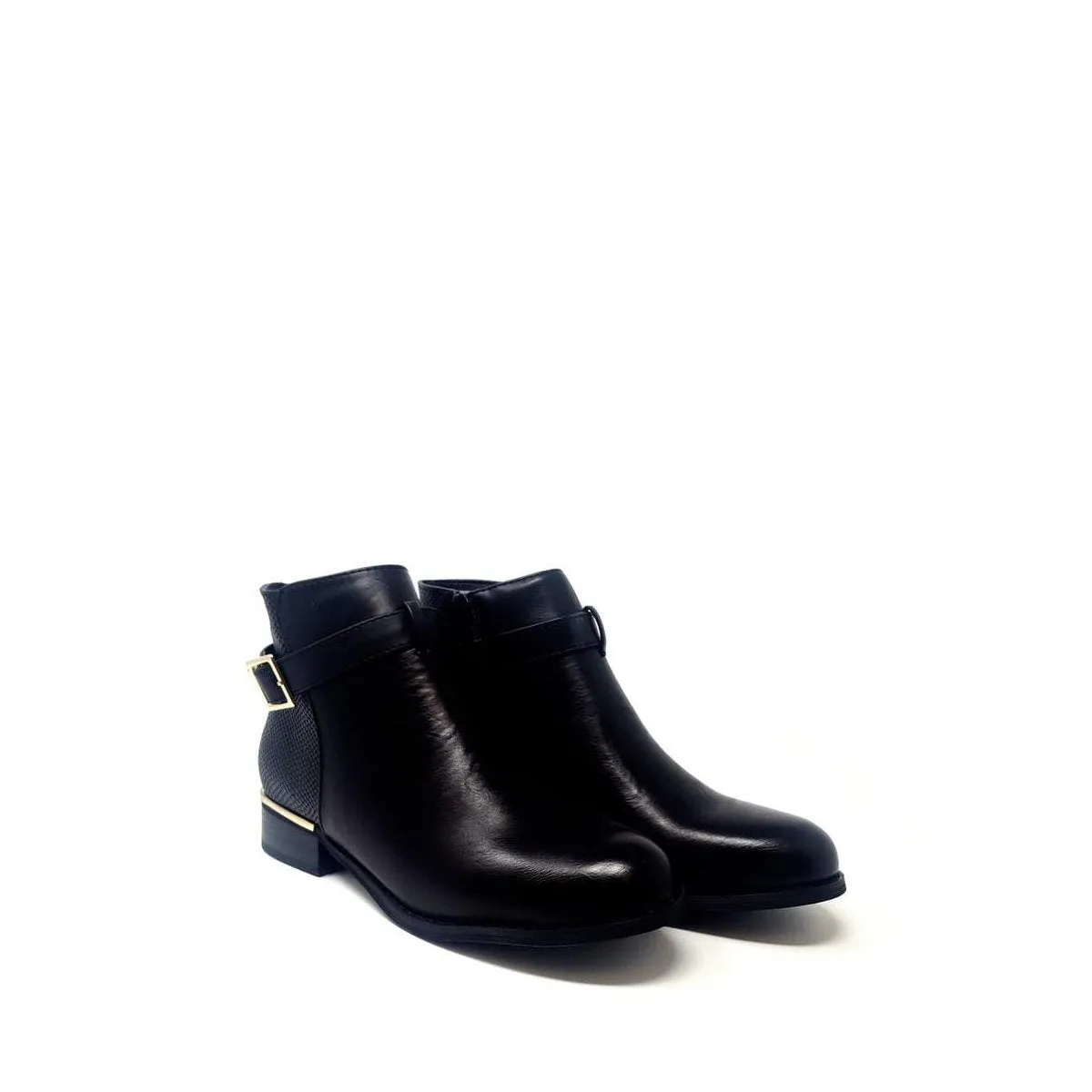 Kayla Ankleboot With Side Buckle