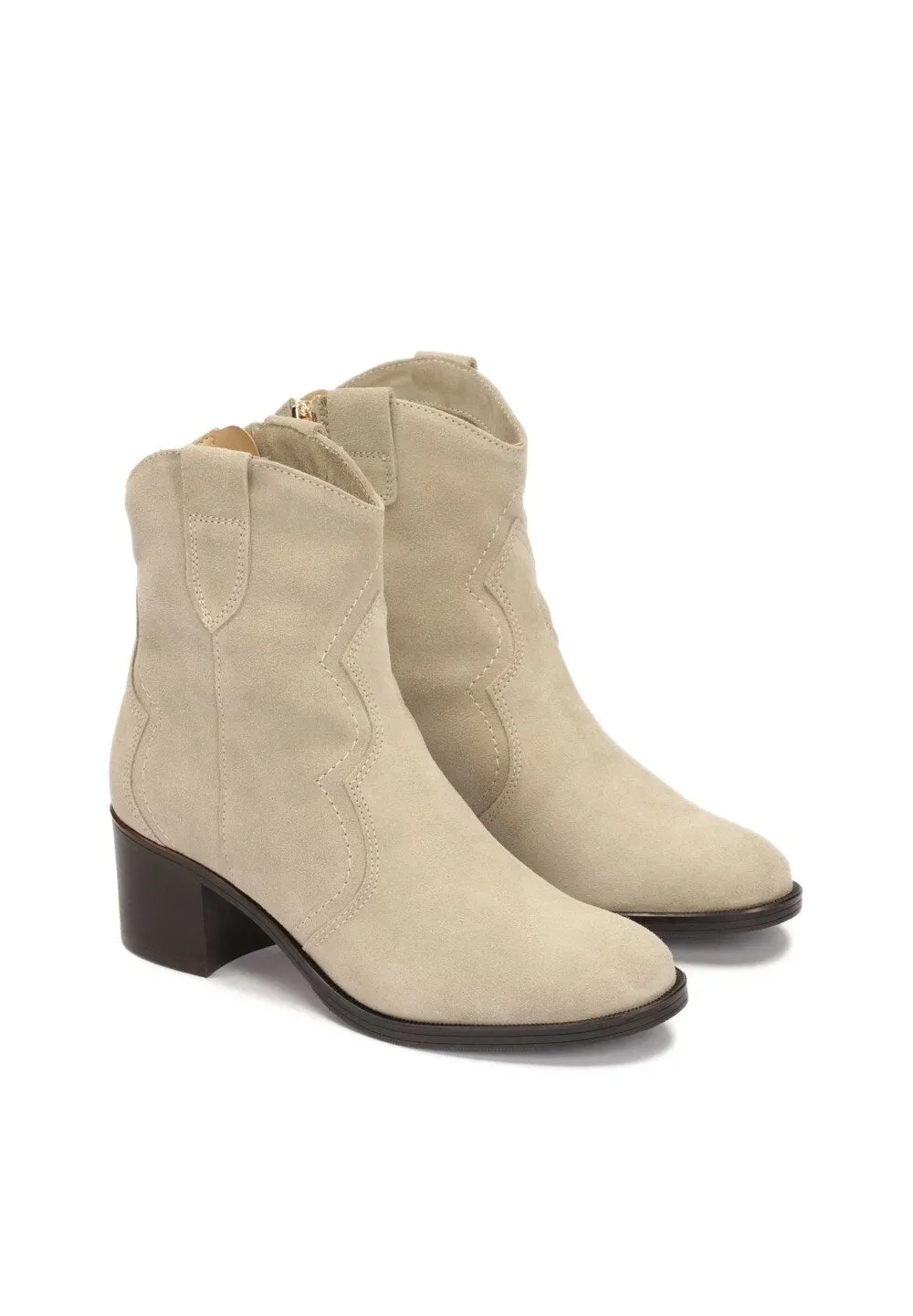 Kazar cowboy boots, beige