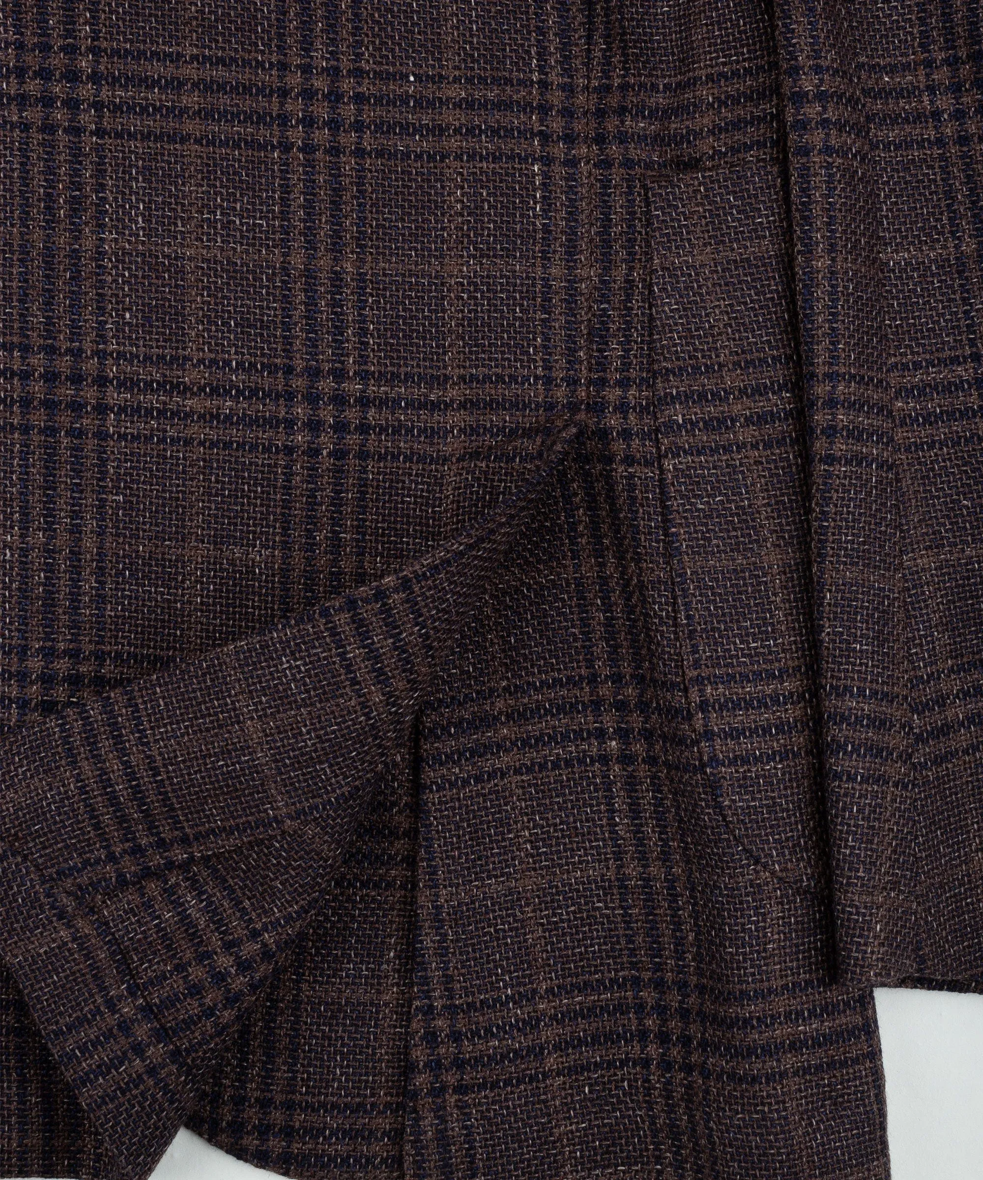 Linen Wool Glencheck Jacket