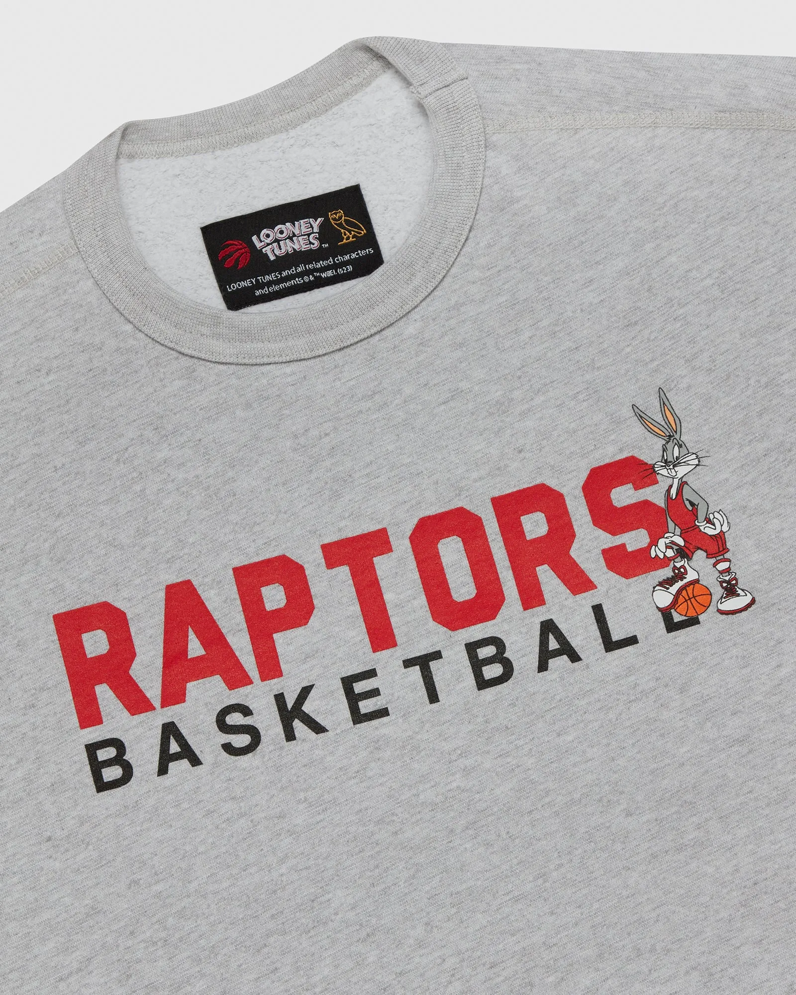 Looney Tunes X Raptors Warm Up Crewneck - GREY