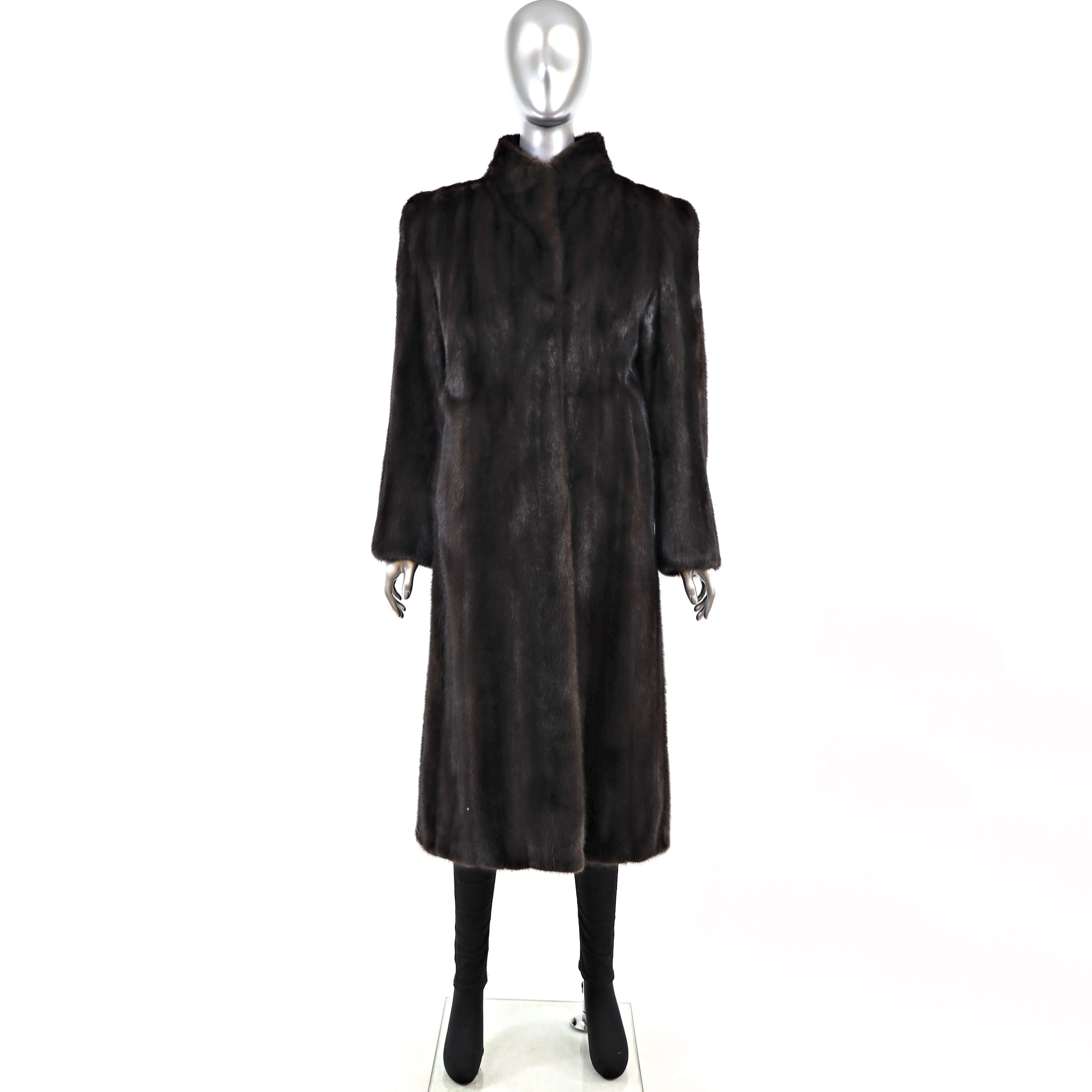 Mahogany Mink Coat- Size S-M