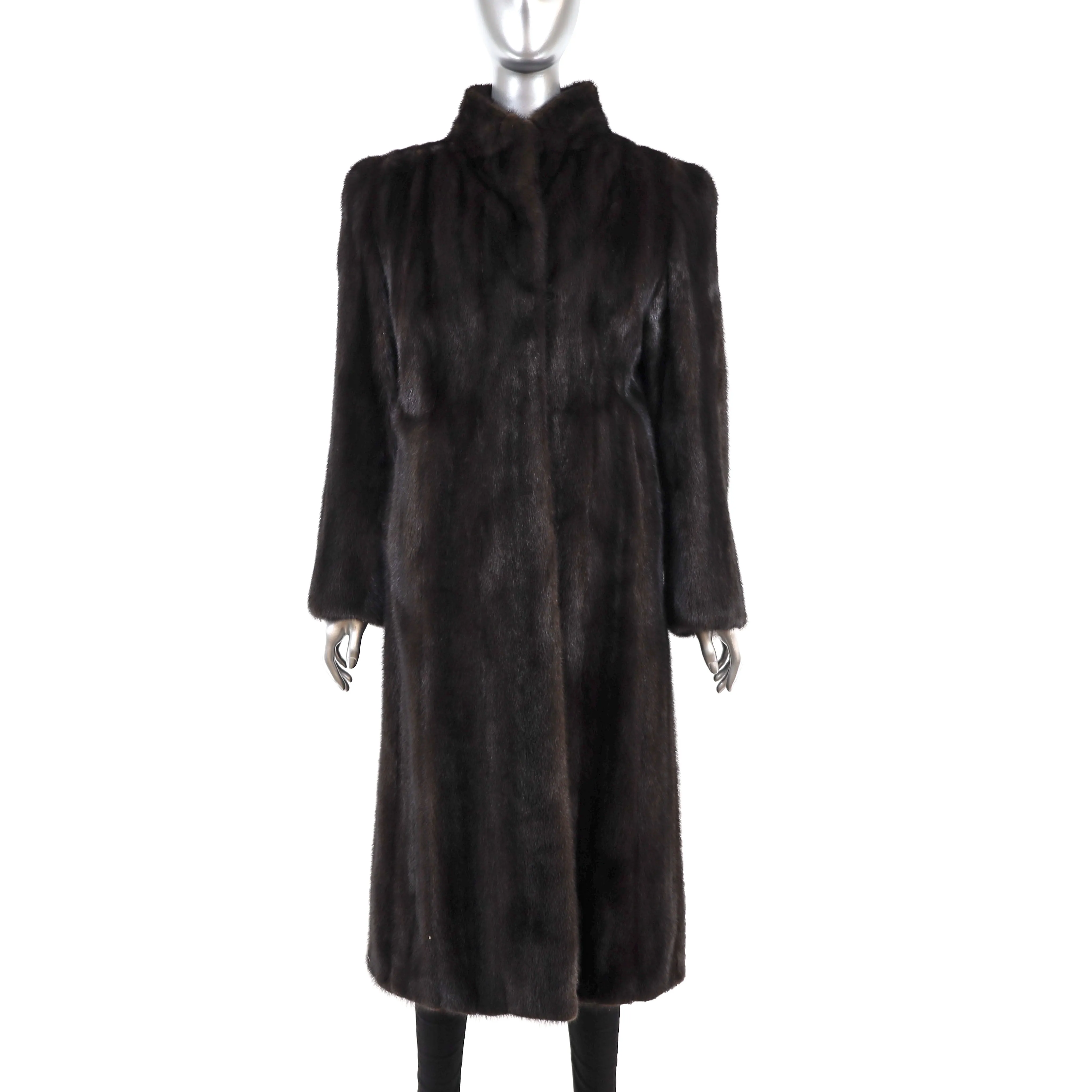 Mahogany Mink Coat- Size S-M