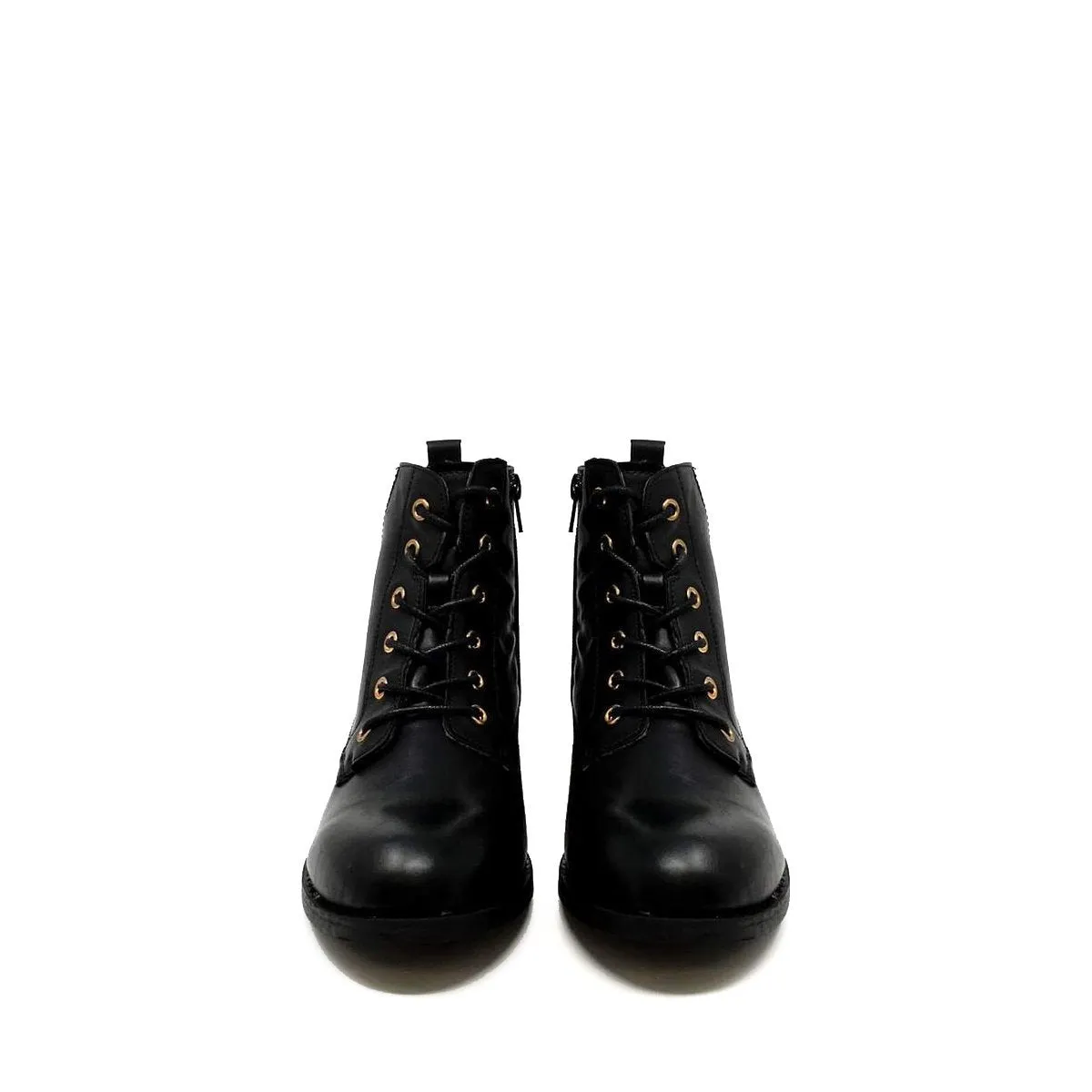 Mika Diamante Lace Up Military Boot