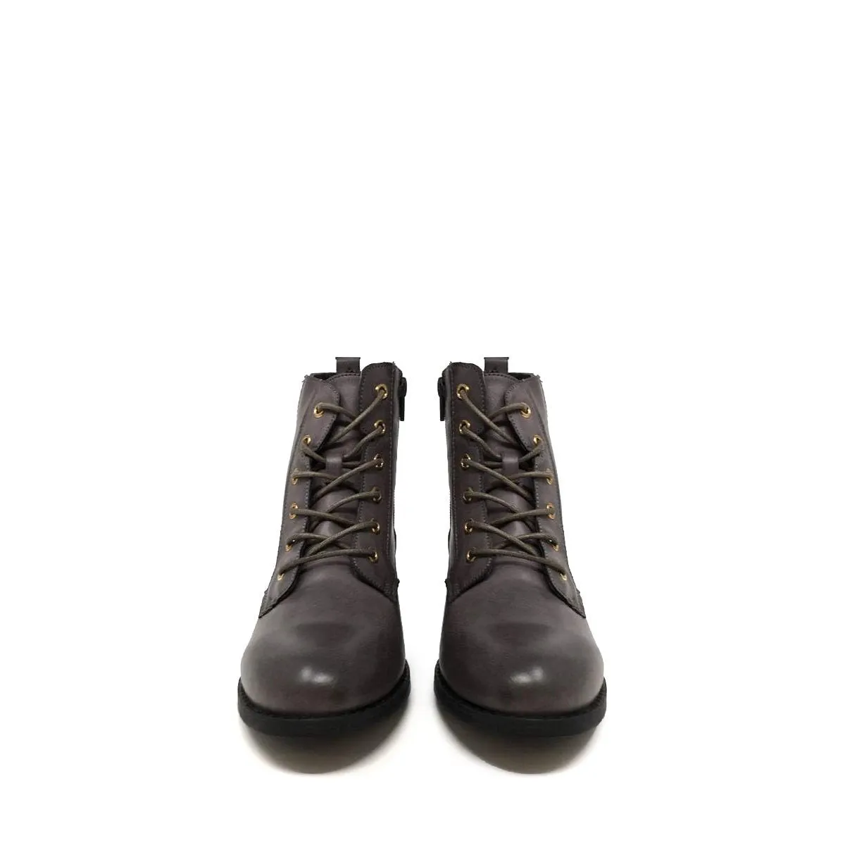 Mika Diamante Lace Up Military Boot