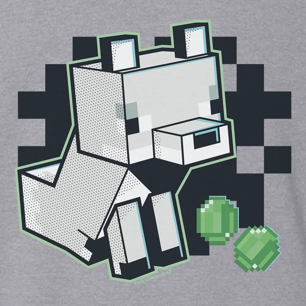 Minecraft Arctic Fox Fleece Crewneck Sweatshirt