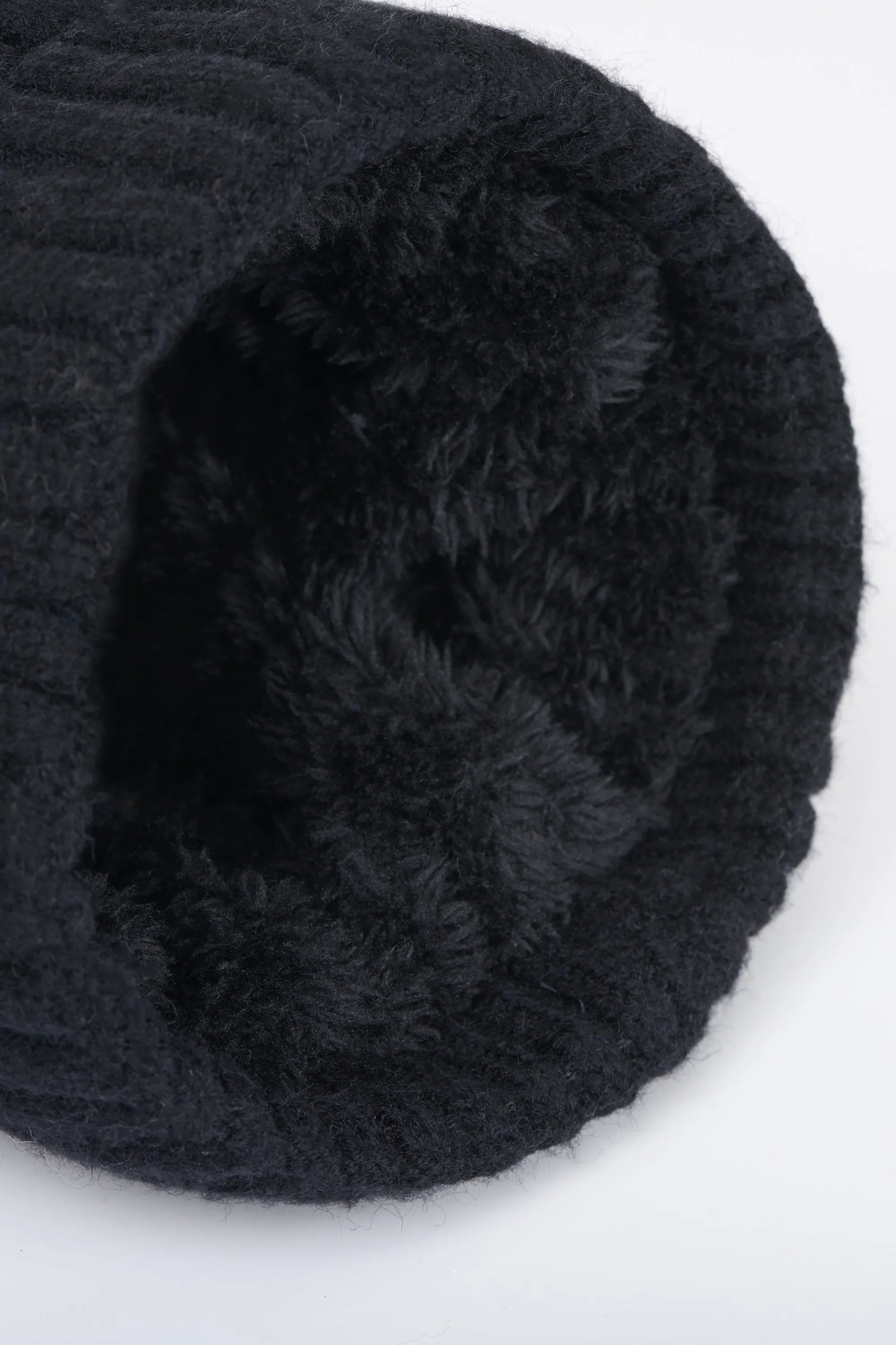 Mini Fleece Lined Pom Pom Hat