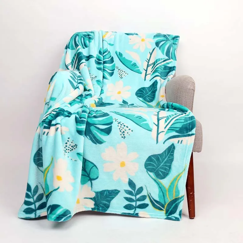 Monstera Fleece Blanket