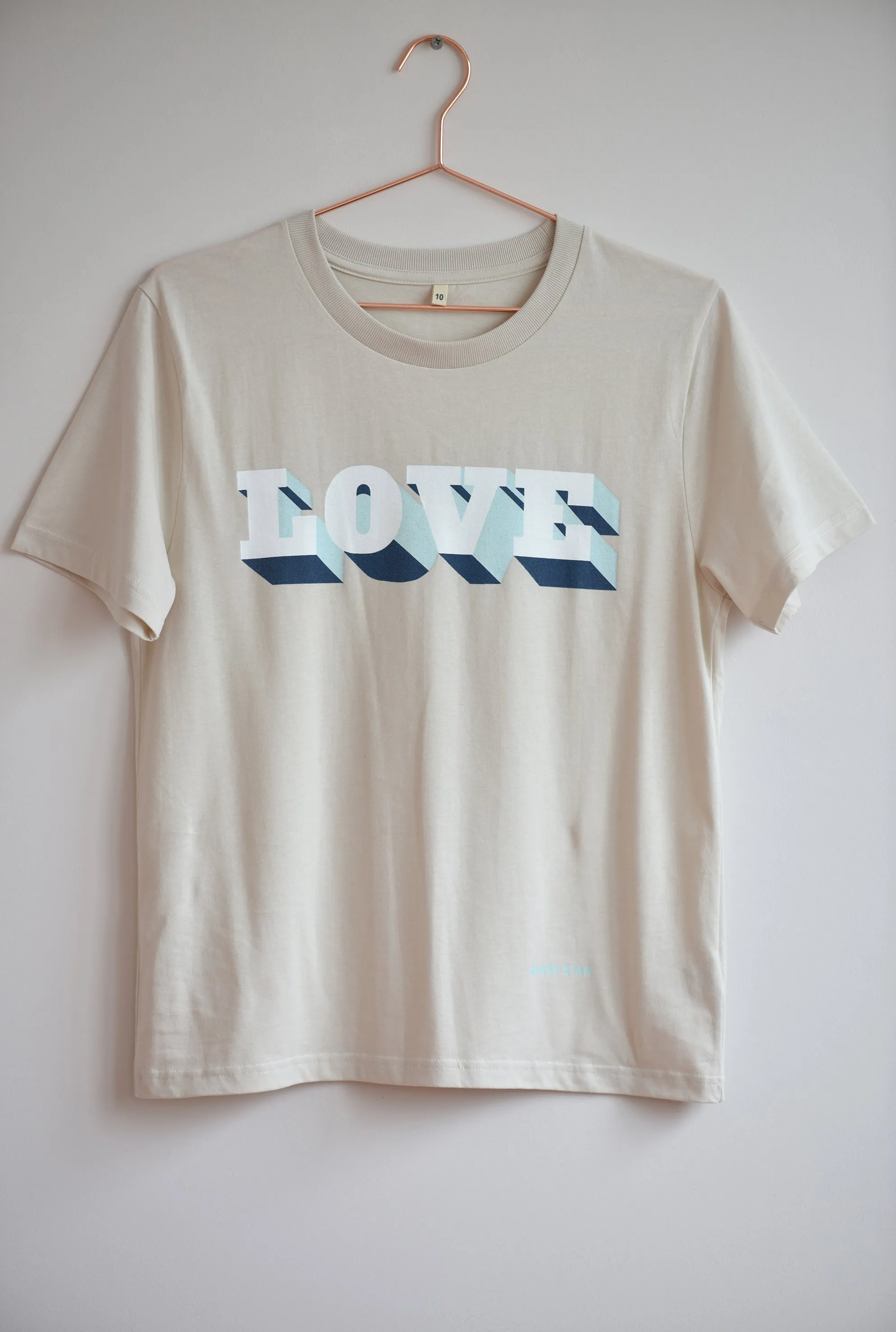 NEW LOVE WARM WHITE T-SHIRT