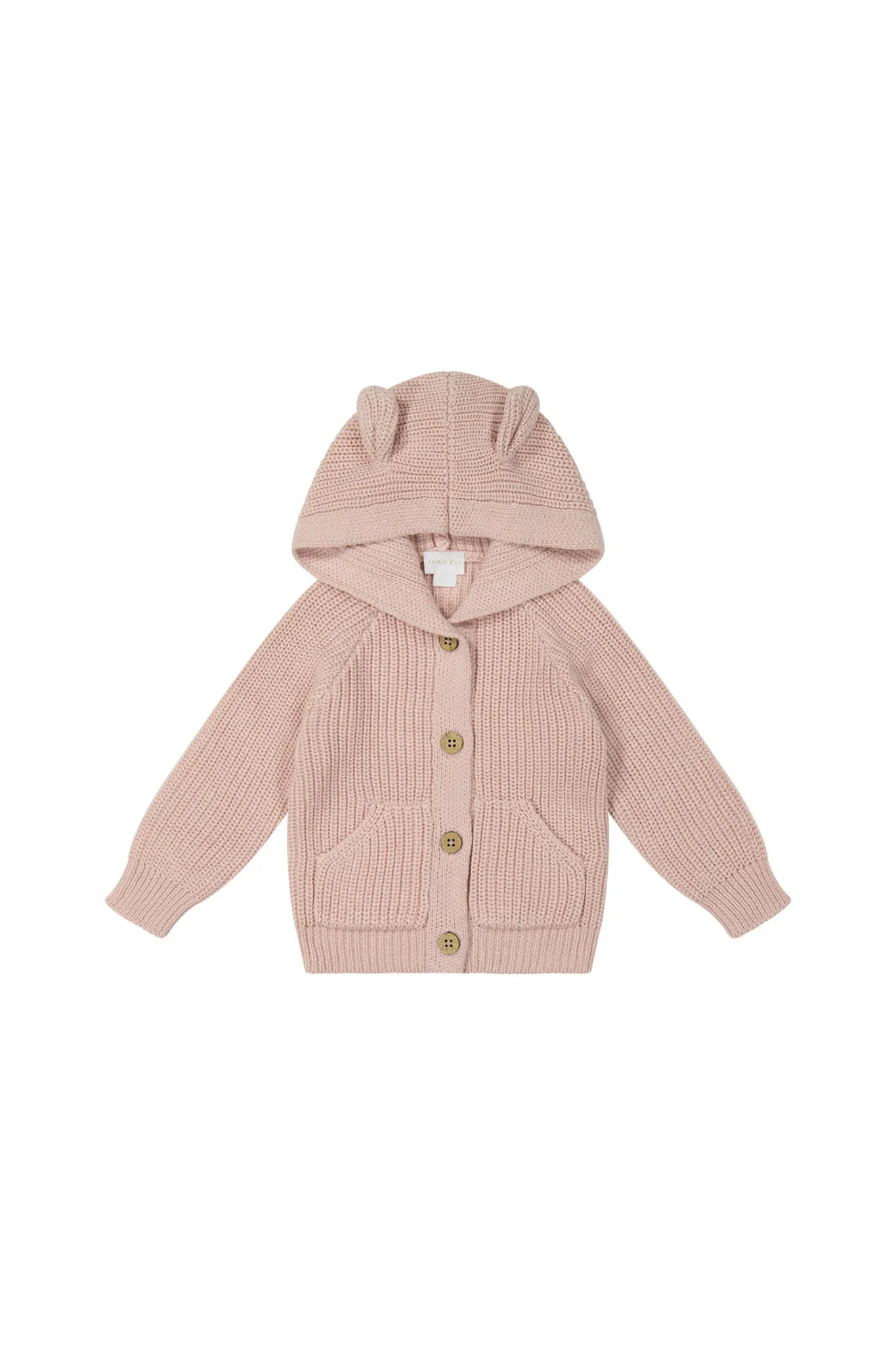 OG Bear Cardigan - Old Rose