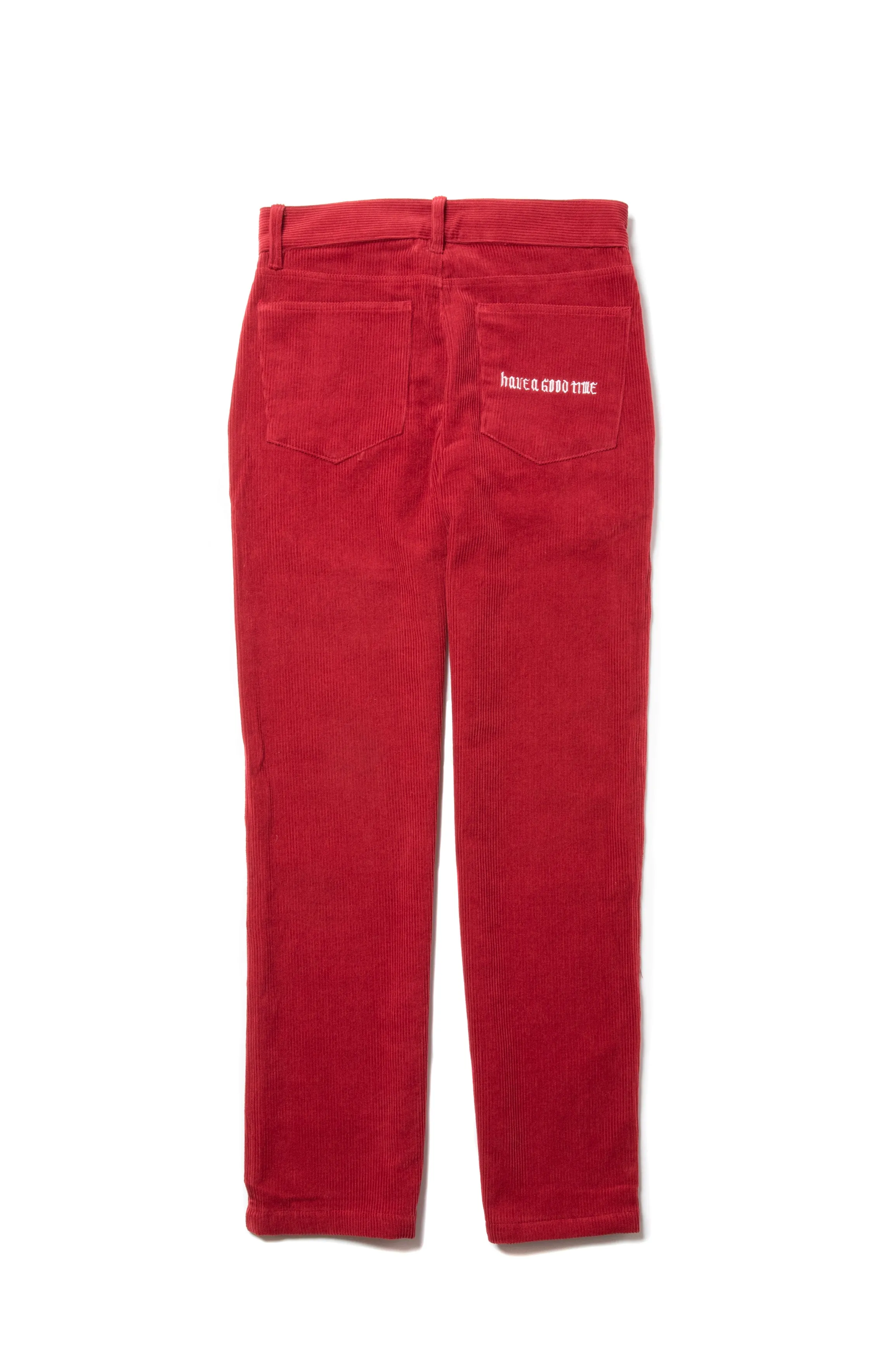 OLD LOGO CORDUROY PANTS RED